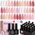 thumbnail image 1 of Set de esmaltes de uñas Beetles Pink Nude Gel, 20 colores, 100 ml, 1 of 7