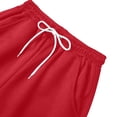 thumbnail image 6 of CHEEREAM Wide Leg Pant for Mens Drawstring Elastic Waist Athletic Loose Trouser With Pocket Baggy Lined Comfy Sweatpants Daily Wear, 6 of 7