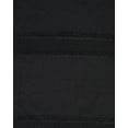 thumbnail image 3 of Zelouf Clipped Stripe Washer Poly  , Sewing, DIY, Crafts Fabric by the Yard, Black, 7 Yard, 3 of 3