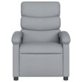 thumbnail image 2 of vidaXL Massage Recliner Chair Light Grey Fabric, 2 of 5