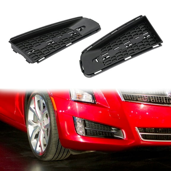 Fog Light Cover Grille Trim Left Right Side for Cadillac ATS 2013-2014