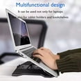 thumbnail image 6 of Rotatable Laptop Stand for 10-17" Laptops,Qzgyoool Adjustable Height Laptop Riser for Desk, Portable Computer Stands Swivel Laptop Support with Phone Stand, Notebook Mount Holder Macbook Air Pro Lift, 6 of 9