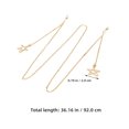 thumbnail image 2 of unbranded Para Lentes De Metal Dorado Con Colgante Ideal Para Uso Decorativo Y Cómodo, 2 of 8