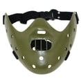 thumbnail image 1 of Máscara El silencio de los corderos, Hannibal Lecter, cosplay, dientes de acero, 1 of 2