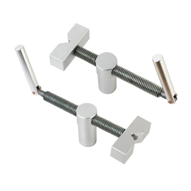 Clip de escritorio ajustable para carpintería con tope de agujeros para perros de 20mm, accesorio de abrazadera de Clip 2 piezas
