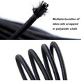 thumbnail image 4 of DaKuan 20 PCS Plastic Cord Locks & Elastic Bungee Nylon Shock Cord 5/32" 50 ft Lengths, 10 PCS Sing-Hole, 10 PCS Double-Hole (Black) End Spring Toggle Stopper Slider with Crafting Stretch String, 4 of 9