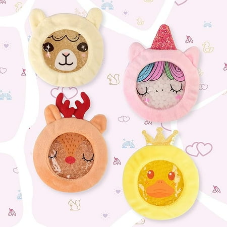 Kid’s Boo Boo Ice Packs w/Ultra Soft and Fun Sleeves- Hot and Cold Therapy - Children’s Pain Relief Cold Compress for Injuries (Unicorn)