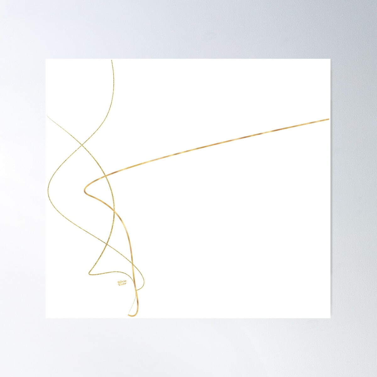 Kintsugi 2 #Art #Decor #Buyart #Japanese #Gold #White #Kirovair #Design Poster Wall Art Modern Wall Decor For Living Room Bedroom 16x24 UNFRAMED
