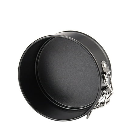 

Bargain Specials! Kitchen Utensils Set Eguiwyn Pan Tray Spring Round Stick Non Tin Base Baking Cake Loose Form Cake Mould 4 Inch 11Cm Round Movable Bottom with Lock Cake Mold Black