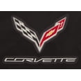 thumbnail image 2 of JH Design Group Mens Chevy Corvette Lightweight Zip-Up Nylon Jacket with Knit Trim, 2 of 2