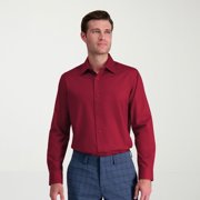 Men's Haggar® Premium Comfort Classic Fit Dress Shirt Color: Red Solid Size: 18.5-34/35