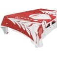 thumbnail image 4 of BZSMCE Square Tablecloth Santa Claus Pattern Tableclothes, 4 of 9