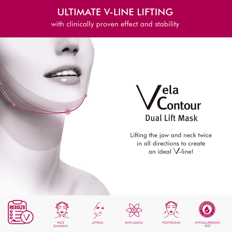 Neck Firming Cream Saggy Double Chin Reducer Face Shaping Vela Contour 30Ml