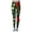 Pink-3, variant on Christmas Leggings for Women High Waisted Santa Claus Print Ankle Length Seasonal Printed Leggings Soft Brushed Pants