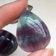 thumbnail image 3 of EOEMY Natural Rainbow Fluorite Quartz Crystal Gem Pendant Healing Reiki Amulet Decor, 3 of 9