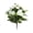 White, variant on Artificial Impatiens Bouquet Dense Foliage Design Faux Floral Bunch For Home Decor Accents Outdoor Patio Landscaping And Porch Decoration,White