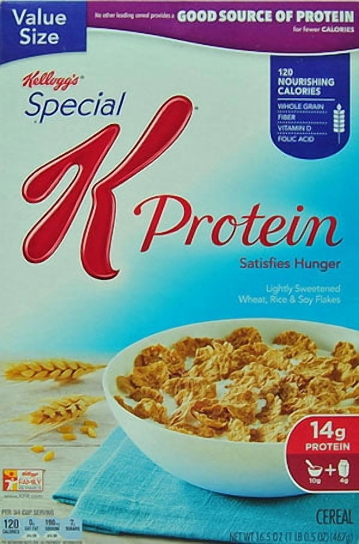 Kellogg's Special K Protein Cereal box, 16.5 ounce