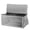 Grey, variant on Spencer Large Capacity Clothes Storage Bag Organizer, Foldable Closet Organizer with Reinforced Handle for Comforter Bedding Clothes Blanket and Underbed Storage (Blue, 22.05" x 11.02" x 11.81")