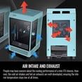 thumbnail image 5 of Thermaltake Tower 100 Tempered Glass Mini Tower Computer Chassis, 5 of 5