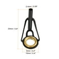 thumbnail image 2 of 2.4mm Tube Dia Fishing Rod Tips Repair Kit Stainless Steel Ring Guide 3 Pack, 2 of 5