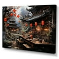 thumbnail image 2 of Designart "Red Lantern China Art painting I" Chinese Wall Art Print, 2 of 5