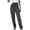 Dark Gray, variant on Diufon Lounge Pants for Women Elastic Waist Drawstring Pants Solid Color Trousers with Pockets