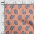 thumbnail image 1 of oneOone Tissu Georgette Viscose Tissu Décor à Blocs Cachemire Imprimé BTY 42 Pouces de Large, 1 of 4