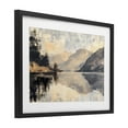 thumbnail image 3 of Stupell Industries Brushed Mountain Reflection Black Framed Print Under Glass design by LSR Creative Studio, 14 x 20, 3 of 10