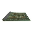 thumbnail image 2 of Ahgly Company Indoor Rectangle Persian Turquoise Blue Traditional Area Rugs, 2' x 3', 2 of 4