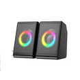 thumbnail image 1 of Bocinas Para Pc Computadora Escritorio Altavoz Rgb Subwoofer negro, 1 of 5