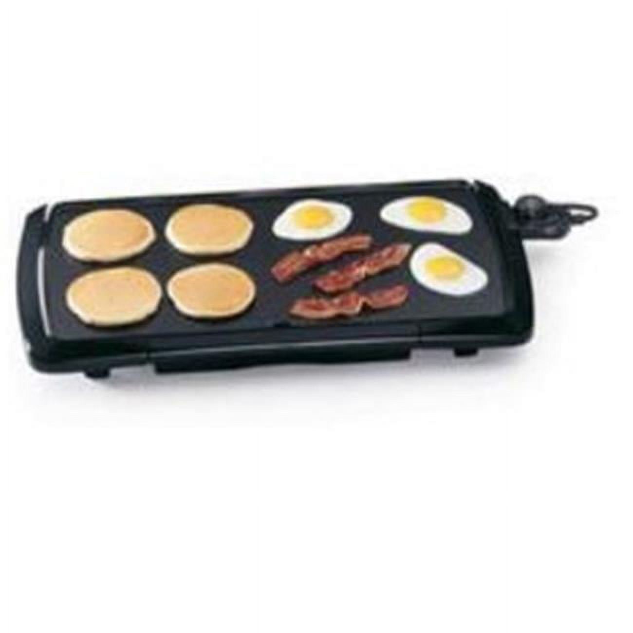 Kitchen Cuisine 20 in Electric Griddle - Non Stick, Adjustable Temperature Control, Dishwasher Safe