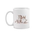 thumbnail image 2 of Unicorn And Clouds Mug - SPIdeals Designs,, 2 of 4