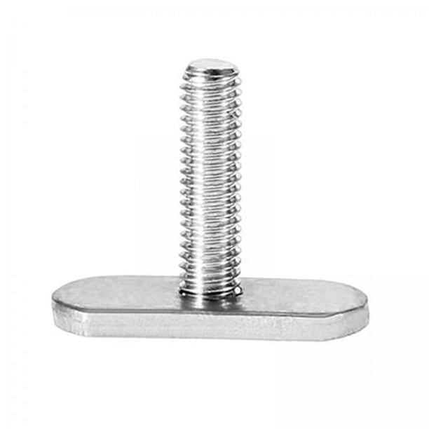 2X Kayak Rail/pista tornillo y tuerca deslizante T tuerca rosca cabeza de martillo herramienta M5 5mm 2 piezas