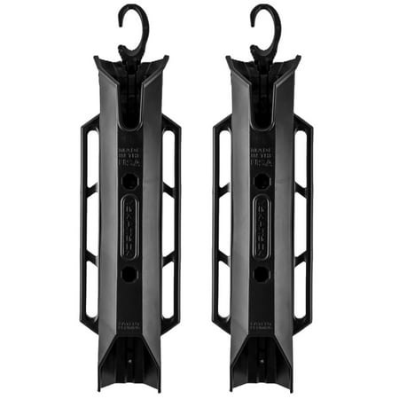 YakAttack TetherTube Rod Holder with Built-in Rod Leash and Mounting Hardaware Black - Two Pack (BLP-AC-0006) | Kayak Fishing Accessories