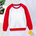 thumbnail image 5 of Mnyotv Cotton Raglan Long Sleeved T Shirt for Boys Girls Casual Basic Crewneck Sweatshirts Size 1-2Years, 5 of 5