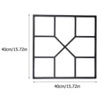thumbnail image 2 of Molde de pavimentación duradero de 2 piezas Herramienta de modelado de bricolaje para el uso del piso de cemento HOMEMAXS 10367999-MX, 2 of 6