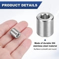 thumbnail image 2 of Uxcell 15PCS M5 Espaciadores de Acero Inoxidable 304 5mm ID x 10mm OD x 11mm L Espaciador Metálico Redondo para Tornillos, 2 of 6