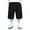 Black, variant on HNMKIU Boys Casual Stretch Cargo Shorts for Youth Outdoor Adventure and Everyday Play Comfort Khaki,6-7 Years