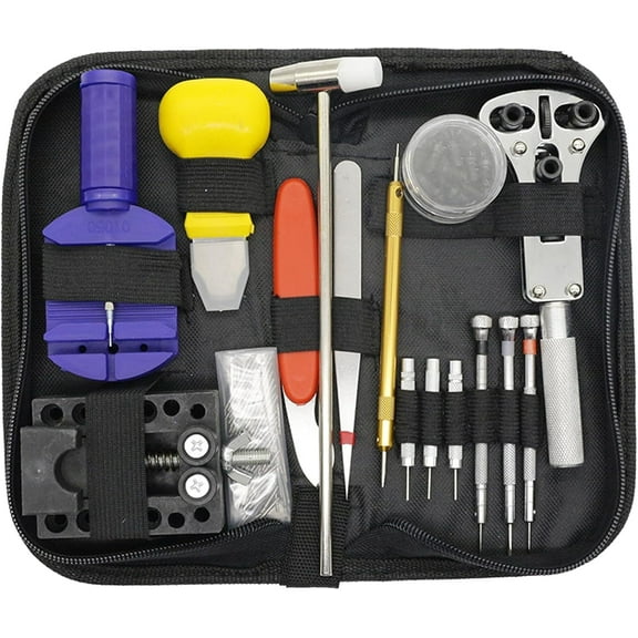147 Pcs Watch Repair Tool Kit，Professional Spring Bar Tool Set，Watch Link Pin Tool Back Opener Remover Watch Maintance Kits with Carrying Case