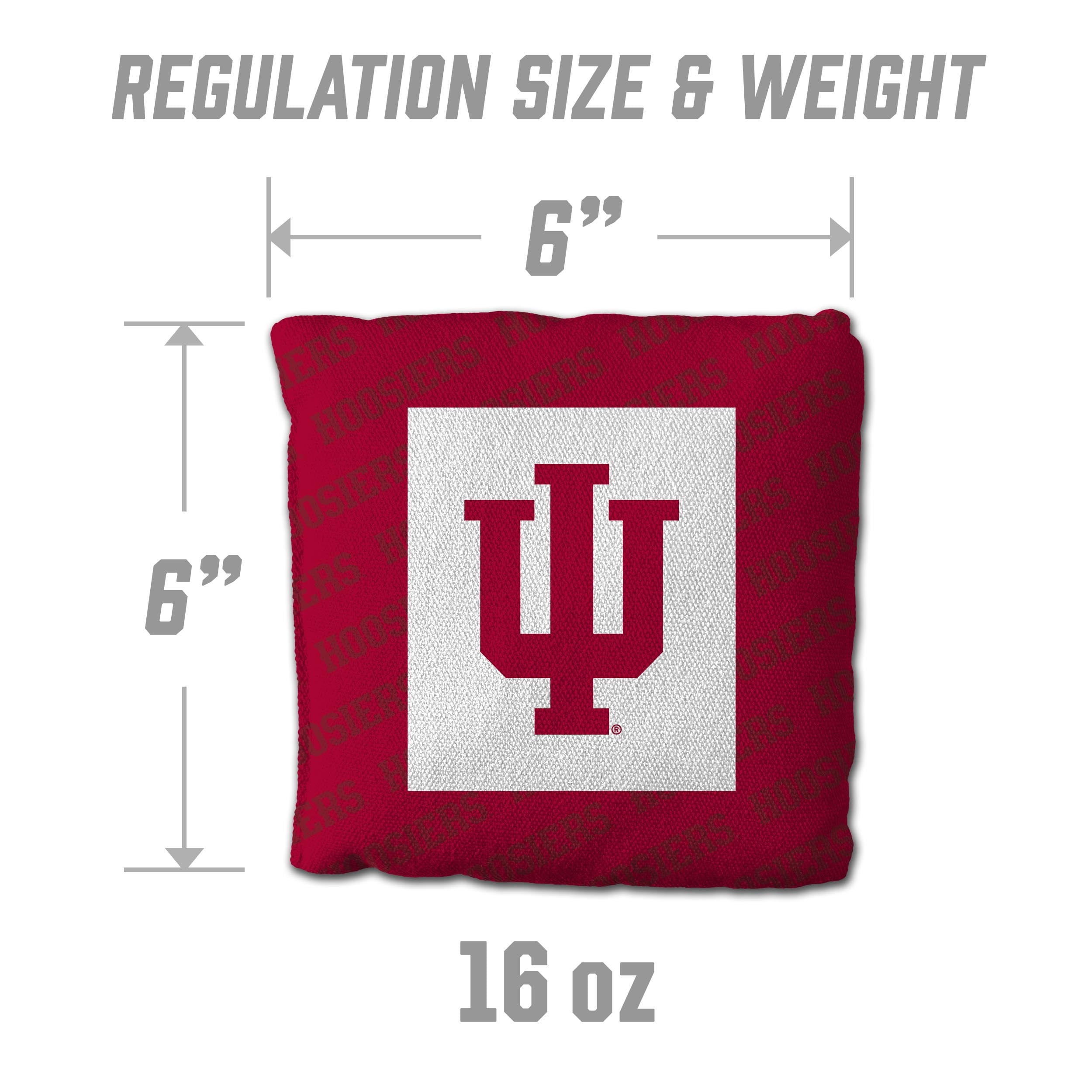 NCAA Indiana Hoosiers Cornhole Bags - 4PK - Red