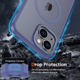 thumbnail image 4 of Funda de teléfono Anuck para iPhone 13 magnética con MagSafe Blue, 4 of 6