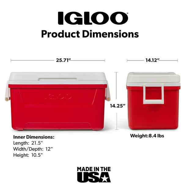 レッドヒート('85米) Red 25 QT Bison Cooler - Superior Ice Retention – Bison Coolers