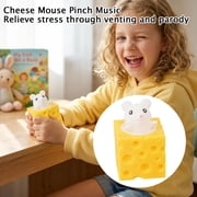 2026 New Yellow Big Cheese Squishy Giant Squishy Cheese Block, Jumbo Squeeze Cheeses, Realistic Butter Stress Relief Cube, Soft Novelty Help for Relax