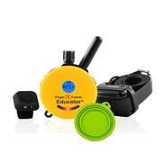 Educator E-Collar FT-330 Finger Trainer 1/2 Mile Remote Dog Training Collar Includes eOutletdeals Portable Pet Bowl
