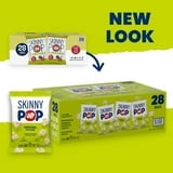 SkinnyPop Original Popcorn Snack Bags, 0.65 oz., 28 pk. – with White Bowl by OMA