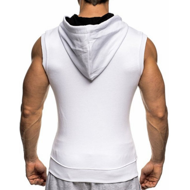 mens vest white