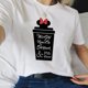thumbnail image 1 of Disneyland 50 Anniversary Mickey Mouse T-shirt Women Aesthetic Fashion Summer European Clothing Ladies White Tops StreetwearM Gao Jinjia LED, 1 of 2