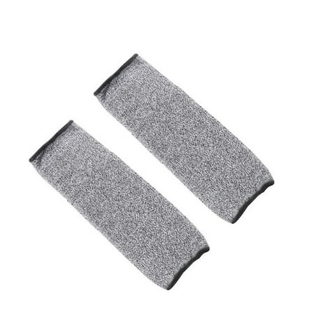 

1 Pair Level 5 Safety Sleeves Anti Cut Arm Puncture Gloves Cutting Resistant Bracers Protector Household Breathable Guard Gloves Apply To Butcher Meat Cutting Oyster Shucking Kitchen Mandoline Chef Slicing Fish Fillet -------- Comfortable and Flexible