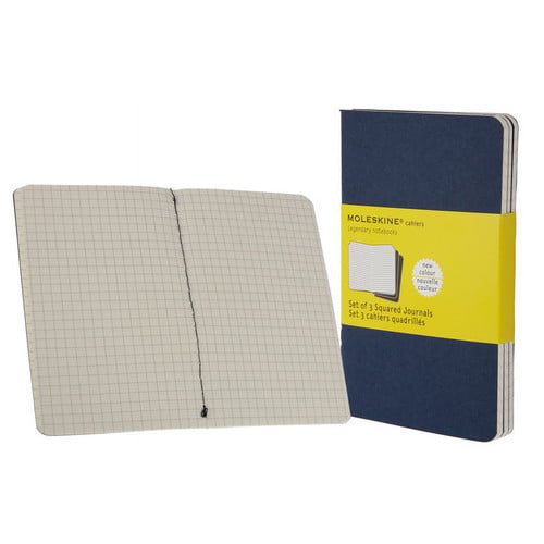 Details about   Moleskine Cahier Pocket Lines 3pz Blue Indigo Soft 