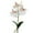 White, variant on Artificial Flowers Triple Head Butterfly Orchid Silk Flower Home Wedding Decor Table Decorations for Living Room (Purple)